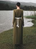 ÁO KHOÁC KAKI THUN OVERSIZE DARKGREEN ANNA 