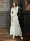  ĐẦM DÀI THUN LƯỚI SUNDRESS WHITE RAPUNZEL 