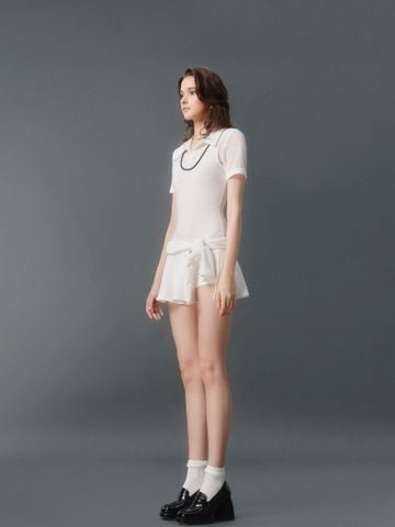  SET THUN LƯỚI SLIMFIT WHITE TIRAMISU 