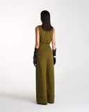  JUMPSUIT NATURAL DARKGREEN 