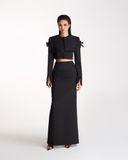  CHÂN VÁY DÀI DRAMATIC BLACK 