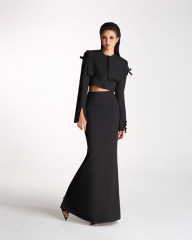  ÁO CROPTOP DRAMATIC BLACK 