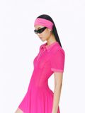  ÁO THUN LƯỚI PLEAT PINK VEERA 