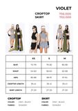  ÁO CROPTOP THUN XỐP SLIMFIT GRAY VIOLET 