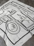  Khăn Zodiac White 