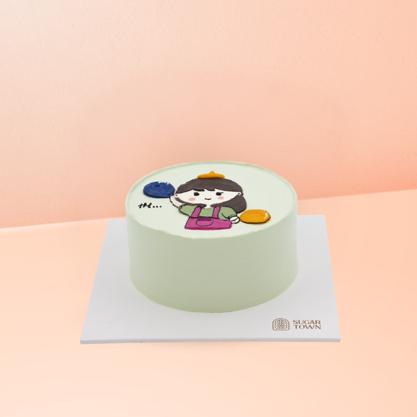 Bánh Kem Ngày Phái Đẹp Cô Bé Chibi