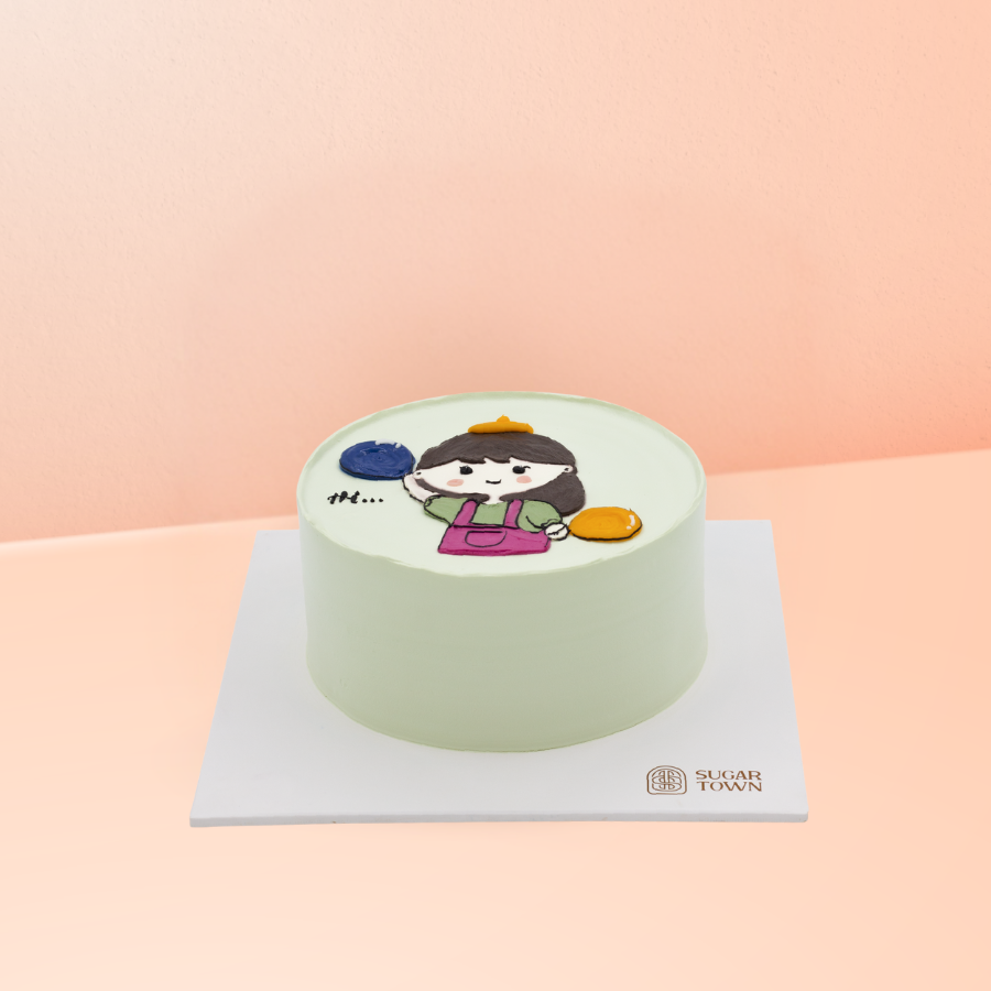  [Pre - Order] Bánh Kem Chibi Mẫu 9 size 18cm 