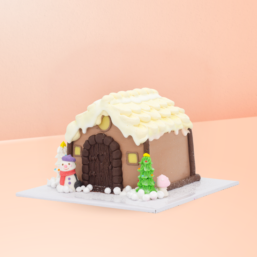  [Pre - Order] Bánh Kem Noel Full House size 13x15cm 