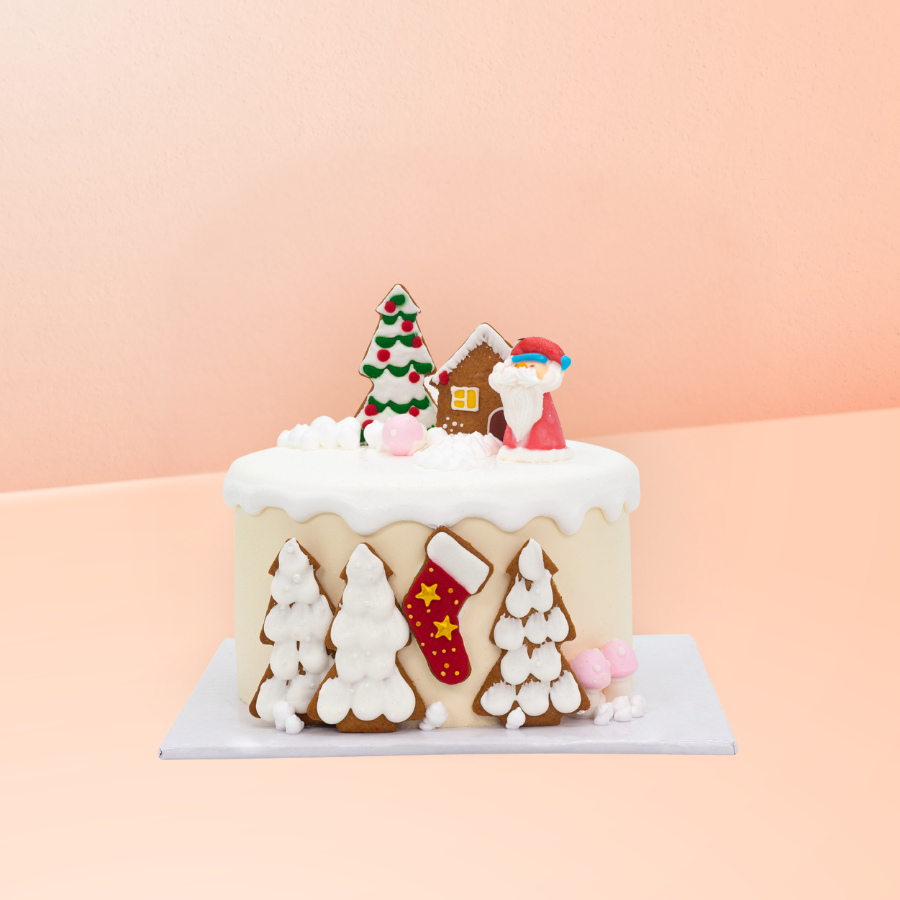  [Pre - Order] Bánh Kem Noel Snowy Sweetness size 18x10cm 