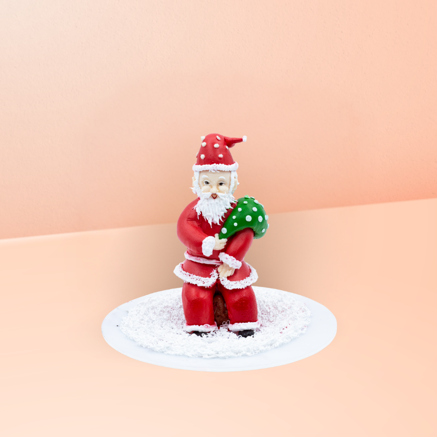  [Pre - Order] Bánh Kem Noel Ông Già Noel size 18cm 