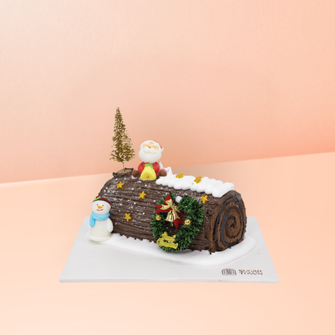 [Pre - Order] Bánh Kem Noel Khúc Gỗ size 18x9cm