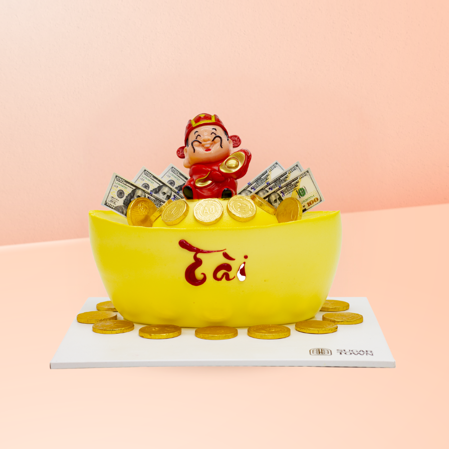  [Pre - Order] Bánh Kem Khai Trương Thỏi Vàng 