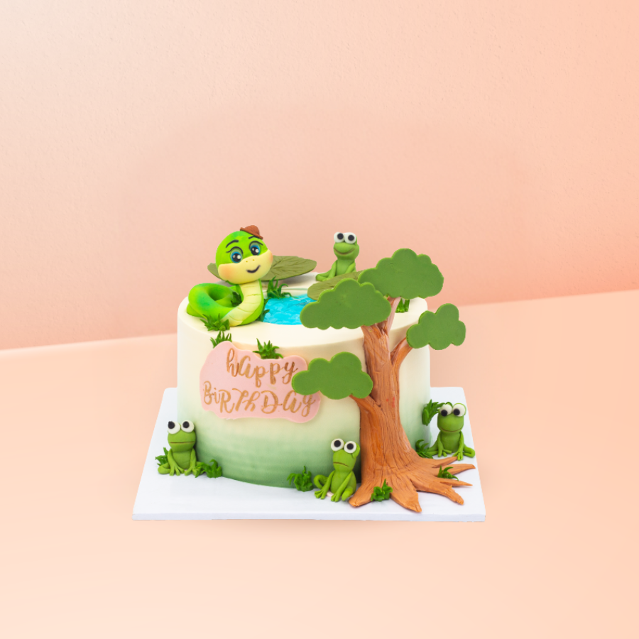  [Pre - Order] Bánh Kem Khai Trương Thanh Xà Điệu Đà size 18cm 