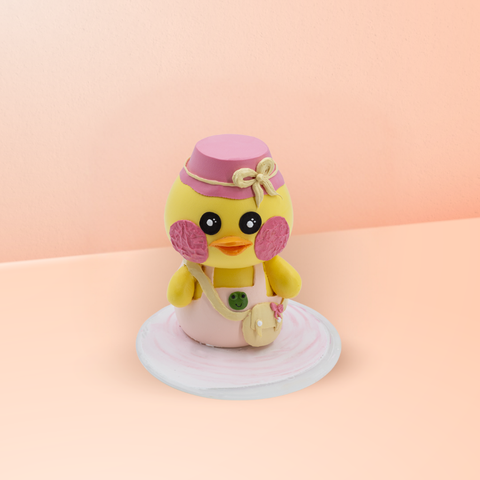 [Pre - Order] Bánh Kem Vịt Con Cao: 20cm - Ngang: 12cm