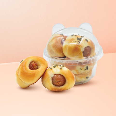 Bánh mì xúc xích phô mai viên