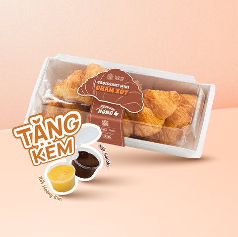 Set Croissant Mini Chấm Xốt