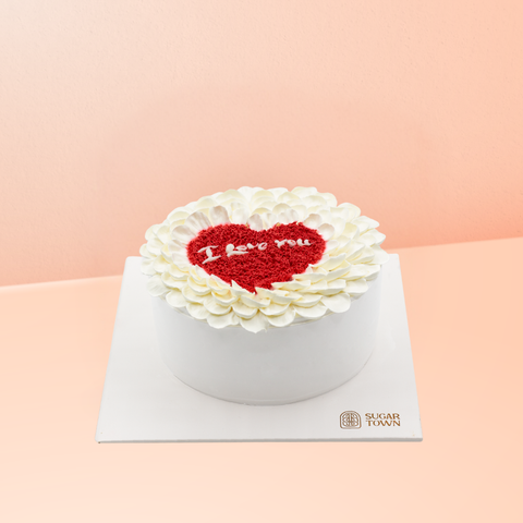 [Pre - Order] Bánh Kem Ngày Phái Đẹp Trái Tim  Đỏ size 18cm