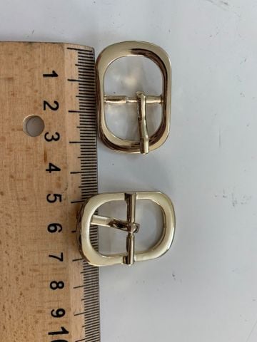 Khóa Kim/Khóa Kim Túi xách/Buckle Cao Cấp Wl Lọt Lòng 15Mm Dùng làm tăng chỉnh dây quai đeo phụ kiện túi xách -Vàng Nhạt