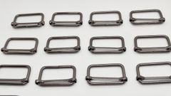 Khoen Tăng giảm/Khoen Chỉnh dây/Tăng giảm/Cầu ngang Tri-Glide Slide For Bag Straps, Rifle Slings, DogCollars/Adjustable Slide Buckles/ Tri Glide FS Hình chữ nhật Lọt lòng 32mm Dày 3.0mm Phụ kiện làm balo túi xách Phân khúc Phổ thông - Màu Hun đen