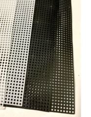 Tấm Canvas 33X50 cm dùng cho các sản phẩm handmade len sợi - lỗ Tròn - Nhựa Đen