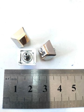Đinh Tán/ Chân Đế Dạng Tán Hình Trụ 7x12mm - Trụ Nhỏ Màu Vàng- Thân Màu Bạc ( Gồm 1 Chân Tán + 1 Mũ Tán = 1 Bộ)