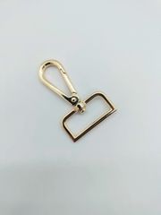 Móc Càng Cua/Móc Chó/Móc Quai Túi/Móc Túi/Móc chó càng cua/Móc chó bấm/Móc xích Metal Bolt Snaps – For Dog Leashes, Bag Straps, Crafts Đuôi hình chữ D FS Lọt lòng 32mm Phụ kiện làm balo túi xách Phân khúc Trung cấp - Màu Vàng 18K