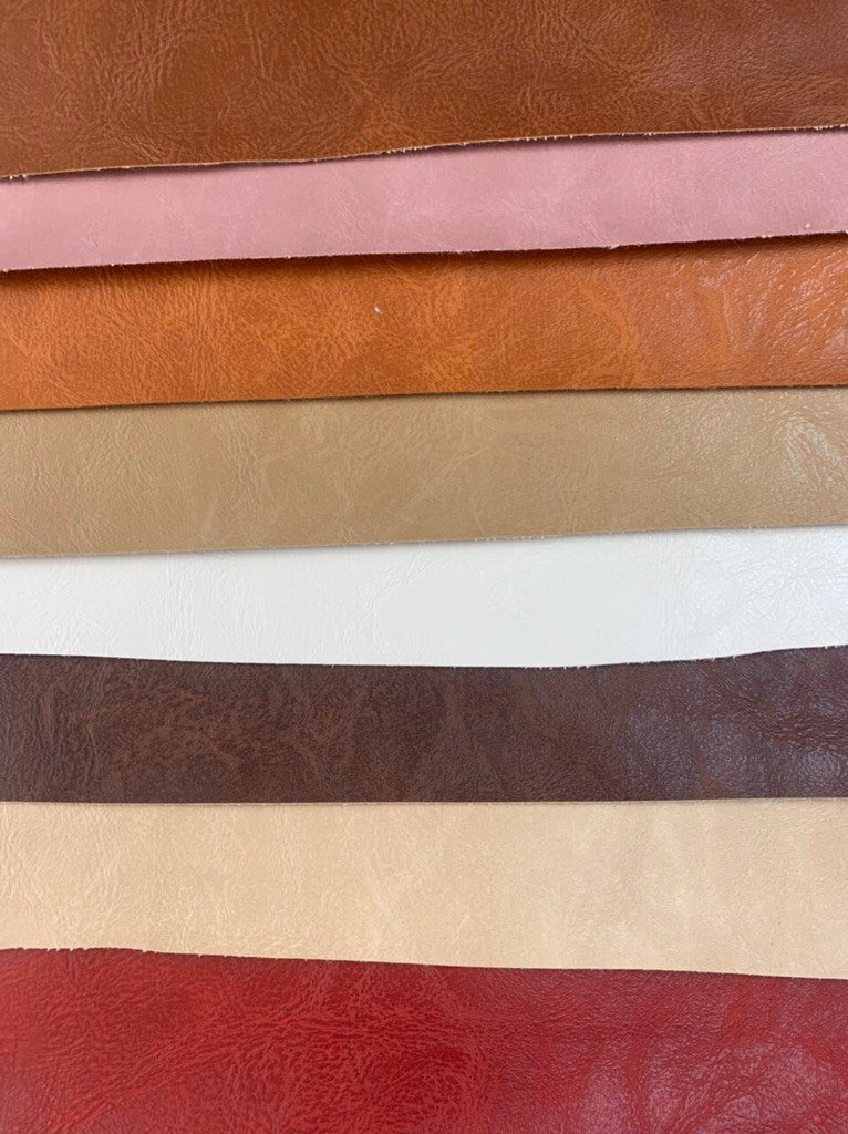 Da PVC/PU Vân Loang YN08 Dày 0.8-0.9mm Làm Giày Dép Ba Lô Túi Xách Chống Thấm Nước Chống Xước Tốt