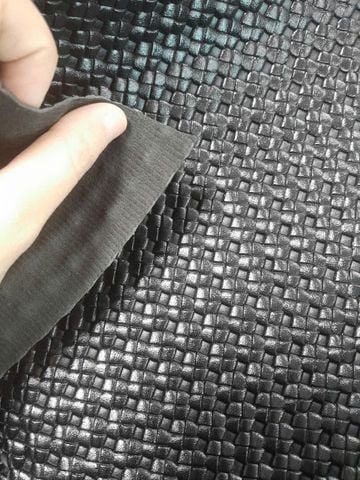 Da Pu Pvc vân đan handfeel mềm mại thích hợp làm giày dép túi xách cặp da ba lô da ví da clucth da thời trang cao cấp