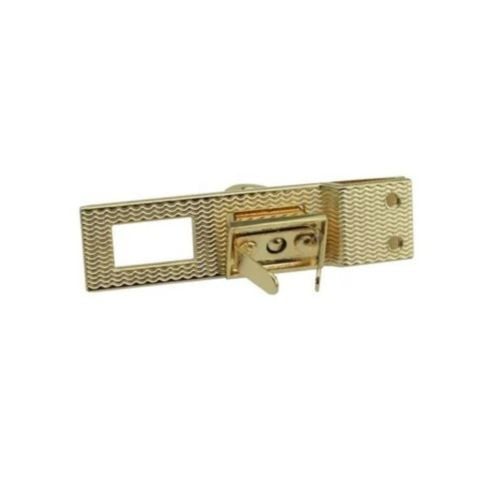 Mặt Khóa Túi Xách/Khóa Túi Xách/Khóa Túi/Phụ Kiện Khóa Kim Loại Cho Túi/Mặt Khóa Cặp-Túi-Clutch/Khóa Cài/handbag Twist Lock/Mặt Khoá WL Cài 2 Nấc Kích Thước 60mm Mạ Bóng Đẹp Hợp Kim Không Gỉ Phụ Kiện Làm Túi Xách Phân Khúc Cao Cấp - Màu Vàng 18K