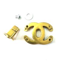 Mặt Khóa Túi Xách/Khóa Túi Xách/Khóa Túi/Phụ Kiện Khóa Kim Loại Cho Túi/Mặt Khóa Cặp-Túi-Clutch/Khóa Cài/handbag Twist Lock/Mặt Khóa Chanel Luồn Xích Kích Thước 50mm Hợp Kim Không Gỉ Mạ Bóng Đẹp Phụ Kiện Làm Túi Xách Hàng Đẹp - Màu Vàng Cổ