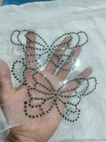 Mũ Giày Dép JT TPU Cao Cấp Gắn Đá Trang Trí Size 36-37- Màu Trắng