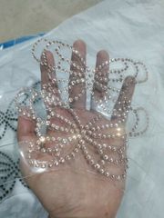 Mũ Giày Dép JT TPU Cao Cấp Gắn Đá Trang Trí Size 36-37- Màu Trắng