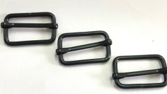 Khoen Tăng giảm/Khoen Chỉnh dây/Tăng giảm/Cầu ngang Tri-Glide Slide For Bag Straps, Rifle Slings, DogCollars/Adjustable Slide Buckles/ Tri Glide FS Hình chữ nhật Lọt lòng 38mm Mạ sơn tĩnh điện Phụ kiện làm balo túi xách Phân khúc Trung cấp - Màu Đen