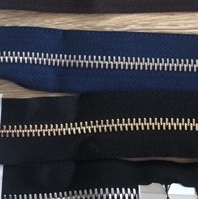 Dây Khóa Kéo/Dây Kéo Khóa Túi/Khóa Kéo Kim loại/Dây Kéo/Zipper/ Zipper Pullers Slider For Leather Bags Wallet FS Nhựa Gỉa Đồng Dùng Củ Răng Sắt Phụ Kiện Làm Ba Lô Túi Xách - Răng Hun Đen