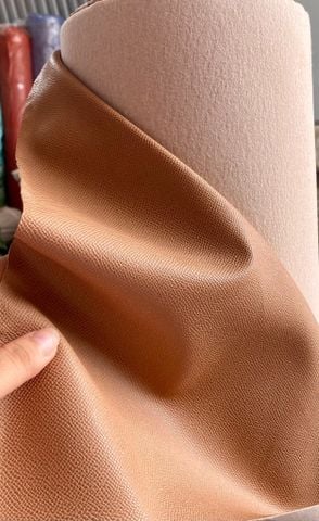 Da PVC/PU Hermes FS Dày 0.8mm Khổ 1.4m Dùng Làm Giày Dép Dép Chữ H Ba Lô Túi Xách No39 - Màu Nâu Nhạt