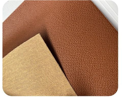 Da PVC/PU Hermes FS Dày 0.8mm Khổ 1.4m Dùng Làm Giày Dép Dép Chữ H Ba Lô Túi Xách - Màu Nâu Bò