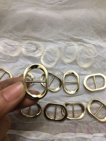 Khoen Tăng giảm/Khoen Chỉnh dây/Tăng giảm/Cầu ngang Tri-Glide Slide For Bag Straps, Rifle Slings, DogCollars/Adjustable Slide Buckles/ Tri Glide WL Hình vuông Lọt lòng 15mm Phụ kiện làm balo túi xách Phân khúc Cao cấp- Màu Vàng 18K