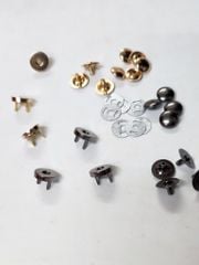 Nút Hít Từ Dạng Tán 14Mm - Màu Hun Đen