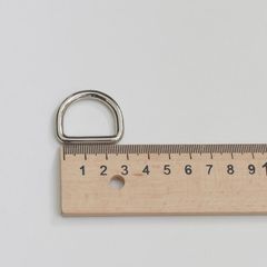 Khoen/Dring/Oring/Khoen Dring D-ring DIY handbag wallet/rectangle ring WL Hình bán nguyệt Lọt lòng 20mm Phụ kiện làm balo túi xách Phân khúc Cao cấp - Màu Bạc