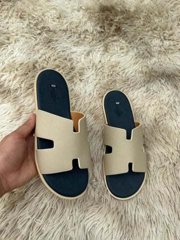 Da PVC/PU Hermes FS Dày 1.0-1.1mm Khổ 1.4m Dùng Làm Giày Dép Dép Chữ H Ba Lô Túi Xách - Màu Ghi Nâu No42