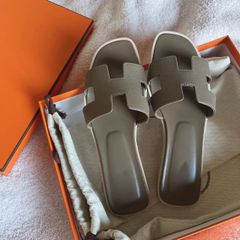 Da PVC/PU Hermes FS Dày 0.8mm Khổ 1.4m Dùng Làm Giày Dép Dép Chữ H Ba Lô Túi Xách No20 - Màu Ghi Nâu