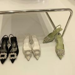 Vải Nhăn JT Làm Giày Dép - Trắng