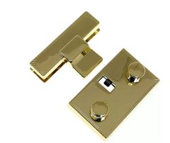 Mặt Khóa Túi Xách/Khóa Túi Xách/Khóa Túi/Phụ Kiện Khóa Kim Loại Cho Túi/Mặt Khóa Cặp-Túi-Clutch/Khóa Cài/handbag Twist Lock/Mặt Khoá WL Kích Thước 35mm Hợp Kim Không Gỉ Mạ Bóng Đẹp Phụ Kiện Làm Túi Xách Phân Khúc Cao Cấp - Màu Vàng Nhạt