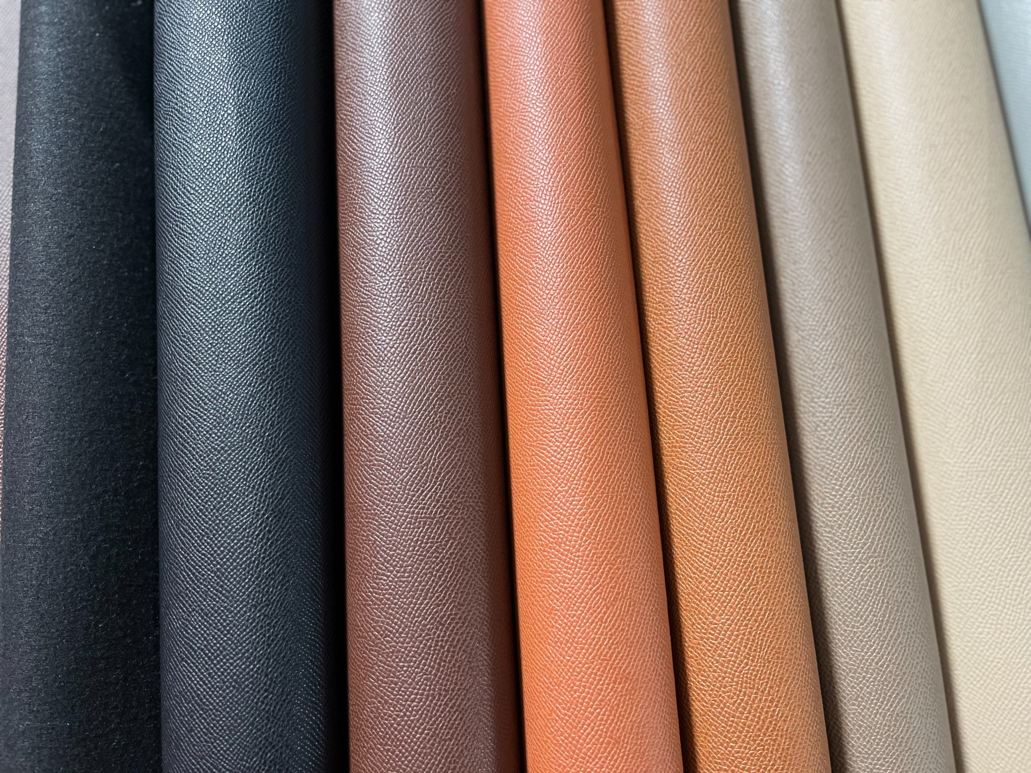 Da PVC/PU Hermes FS Dày 0.8mm Khổ 1.4m Dùng Làm Giày Dép Dép Chữ H Ba Lô Túi Xách No40 - Màu Be Sáng