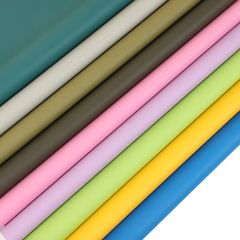 Da PVC/PU Kamac Đổi Màu JT Dày 1.0-1.2mm Khổ 1m4 Làm Giày Dép Ba Lô Túi Xách Chống Thấm Nước Chống Xước Tốt - Màu Vàng