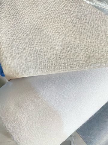 Da PVC/PU Hermes FS Dày 0.8mm Khổ 1.4m Dùng Làm Giày Dép Dép Chữ H Ba Lô Túi Xách No 41 - Màu Be