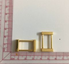 Khoen/Dring/Oring/Khoen Dring D-ring DIY handbag wallet/rectangle ring XN Hình chữ nhật Lọt lòng 20mm Phụ kiện làm balo túi xách - Màu Vàng 24K