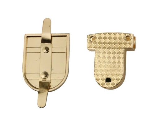 Mặt Khóa Túi Xách/Khóa Túi Xách/Khóa Túi/Phụ Kiện Khóa Kim Loại Cho Túi/Mặt Khóa Cặp-Túi-Clutch/Khóa Cài/handbag Twist Lock/Mặt Khoá Cài FS Kích Thước 26x35mm Mạ Bóng Đẹp Hợp Kim Không Gỉ Phụ Kiện Làm Túi Xách - Màu Vàng