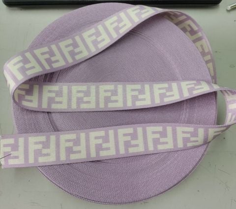 Dây Dệt Fendi Fs Các Màu 38mm dệt xương cá bóng đẹp dùng làm giày dép túi xách phụ kiện thú cưng phụ kiện phòng tập thể thao