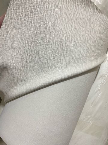 Da PVC/PU Hermes FS Dày 0.8mm Khổ 1.4m Dùng Làm Giày Dép Dép Chữ H Ba Lô Túi Xách No44 - Màu Be Xám